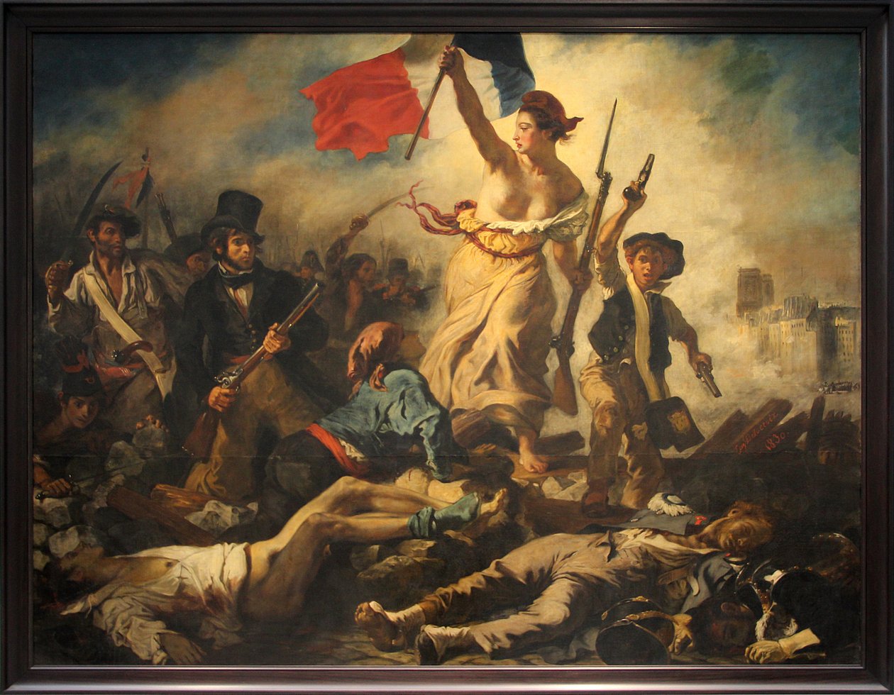 0 Özgürlük insanlara liderlik ediyor by Ferdinand Victor Eugene Delacroix