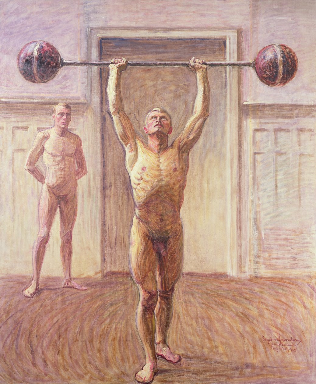 İki Kollu Ağırlık İtme Sayısı 2, 1913 by Eugène Jansson