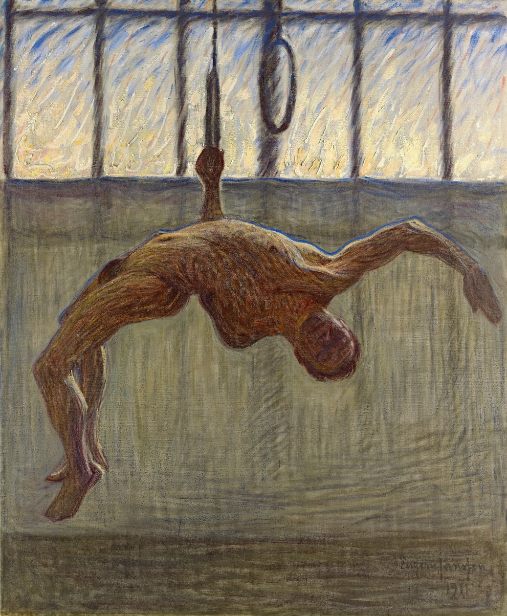 Halka jimnastikçi ben by Eugène Jansson