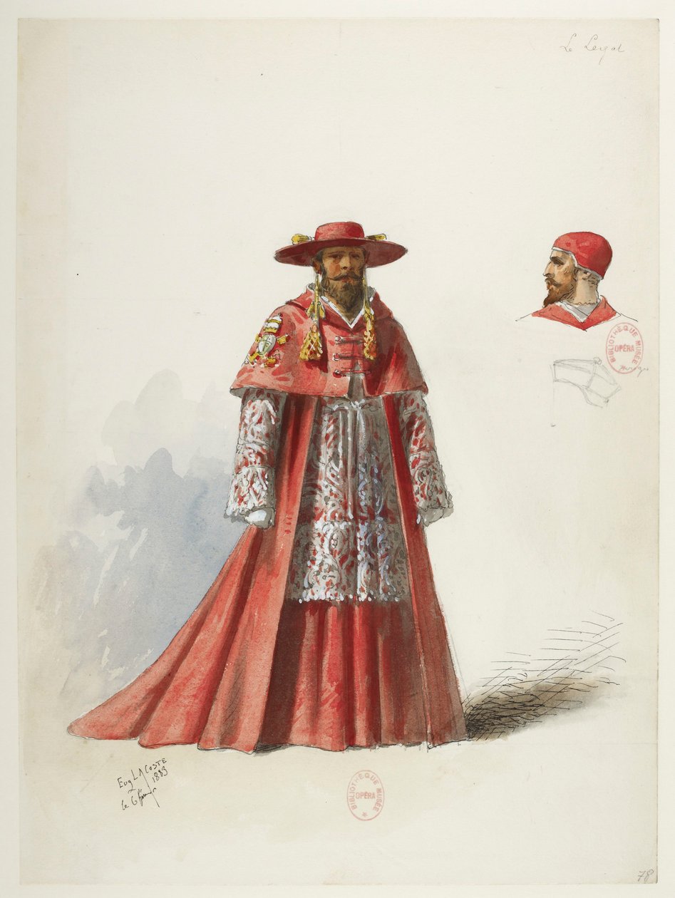 Saint-Saëns - Henry VIII - Kostüm modelleri - Lacoste by Eugene Lacoste