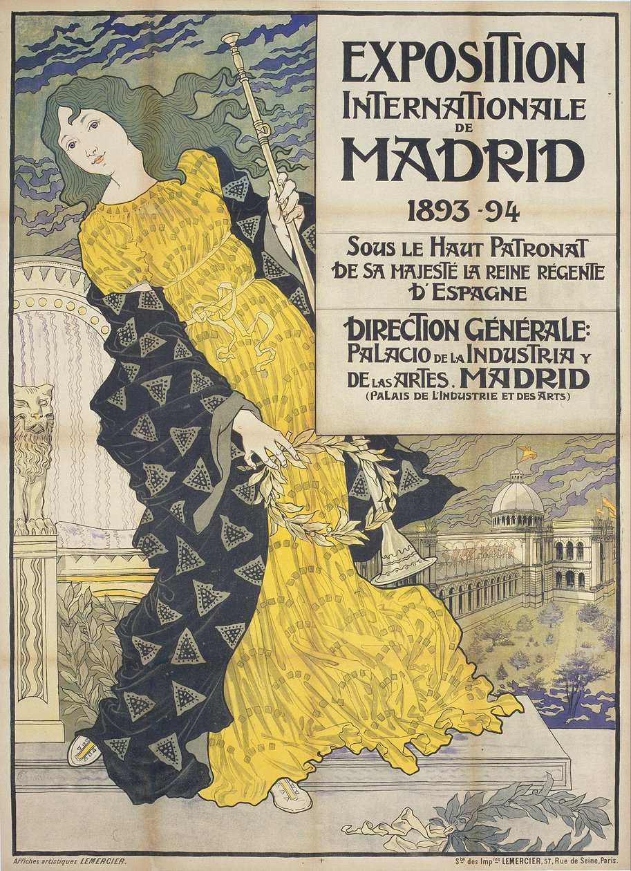 Madrid Uluslararası Fuarı by Eugene Grasset