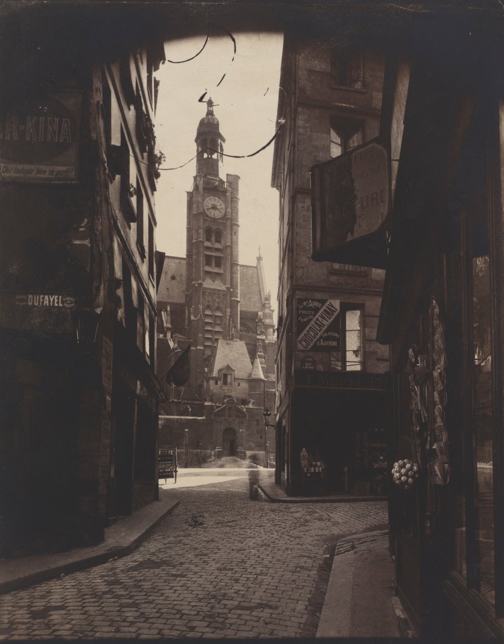 Rue de la Montagne-Sainte-Geneviève, 1898. by Eugène Atget