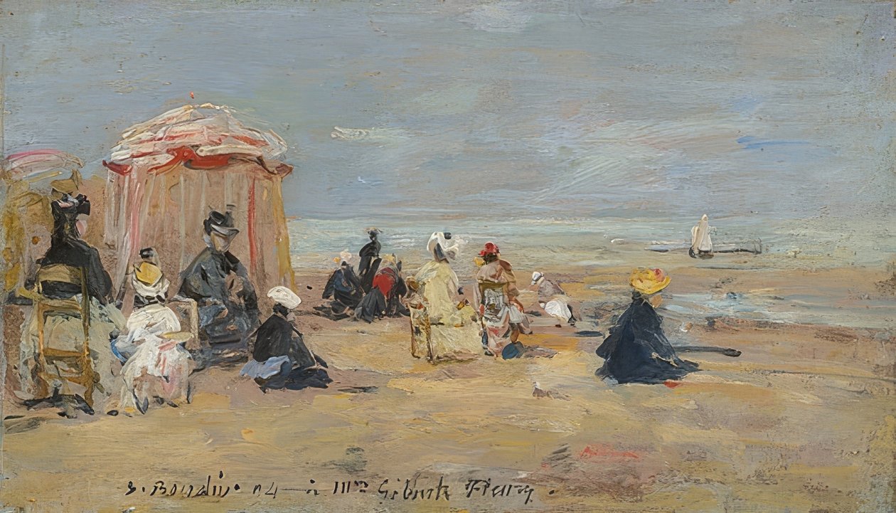 Sahilde. 1894 by Eugene Louis Boudin