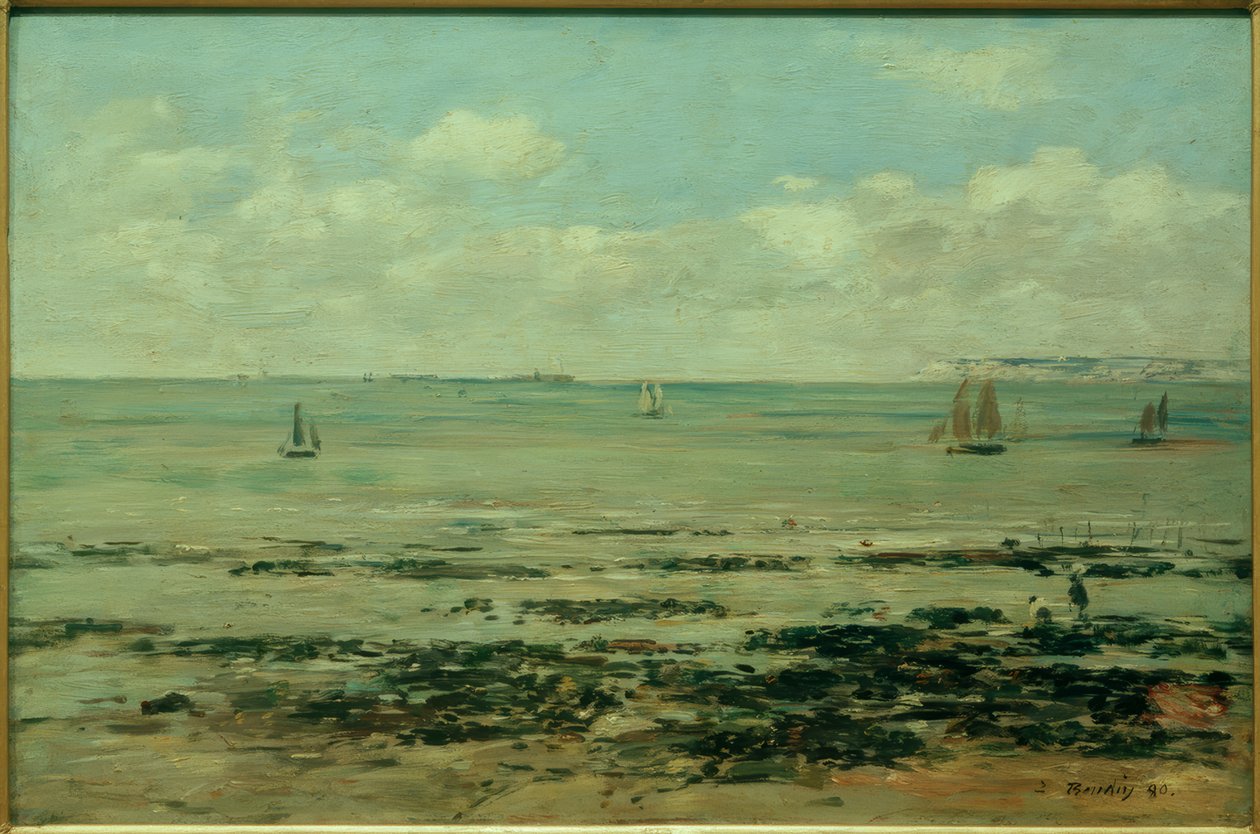 Die Ebbe by Eugene Louis Boudin