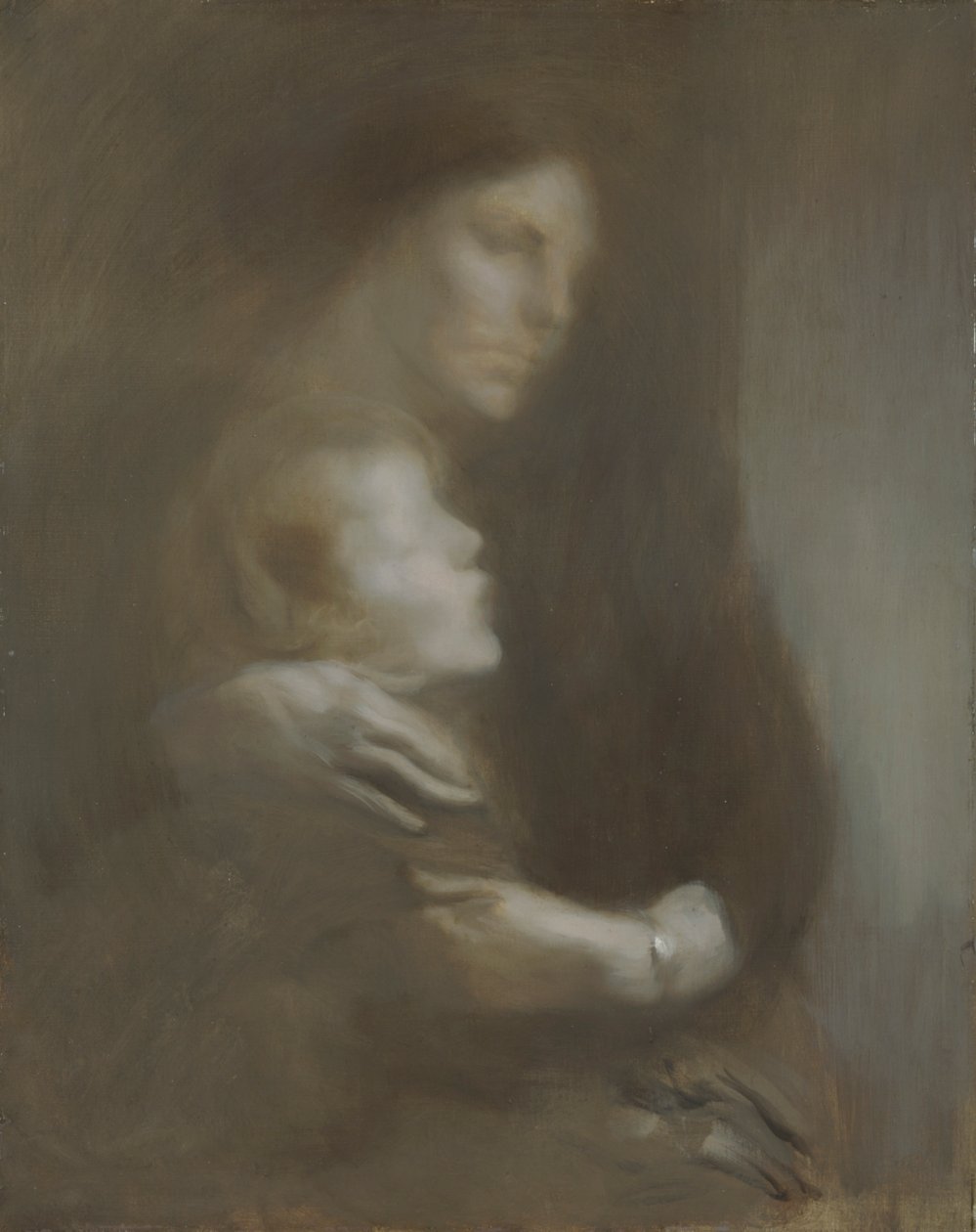 'Annelik Acıları', 1896-97 by Eugène Carrière