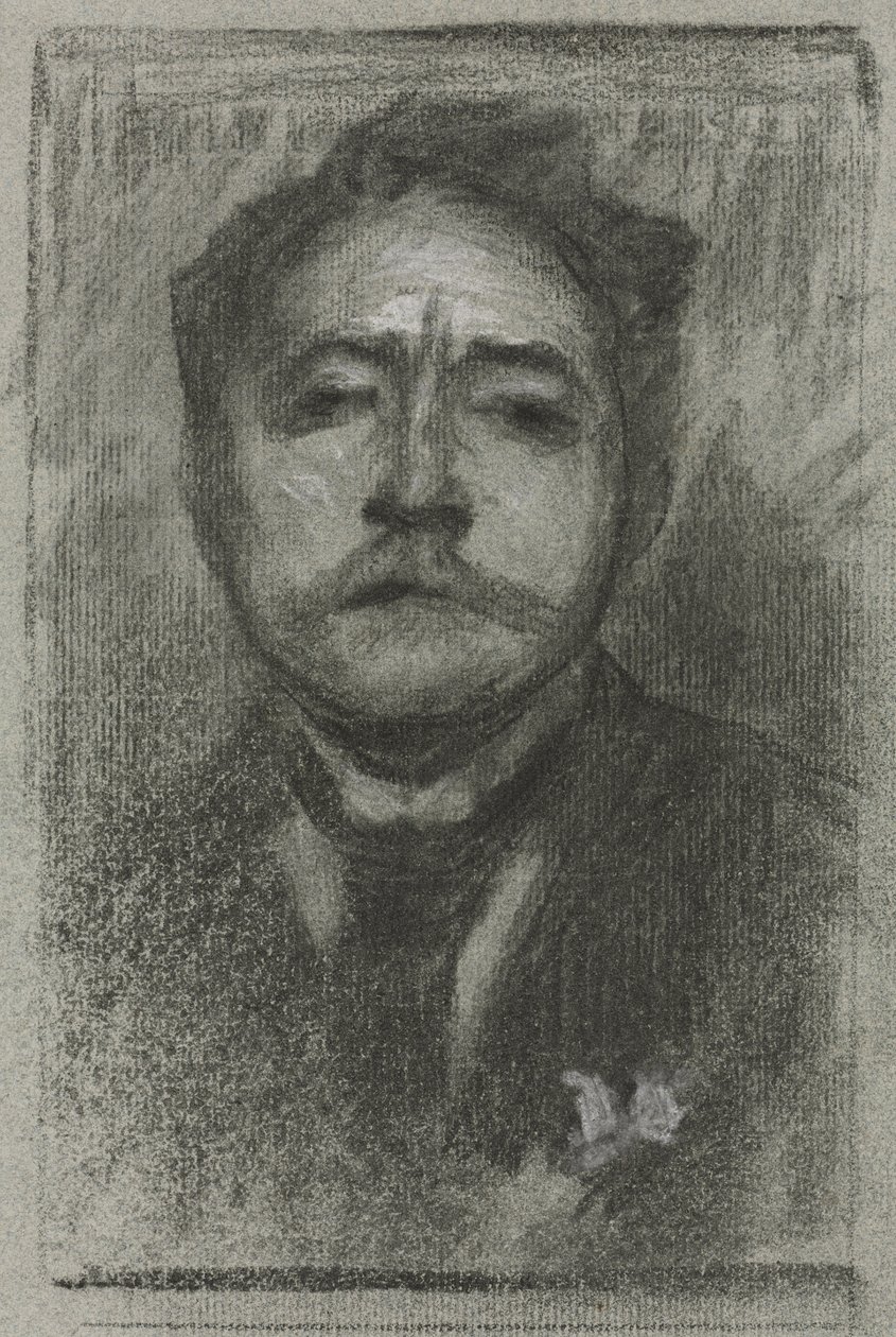 Jean Ajalbert'in Portresi by Eugène Carrière