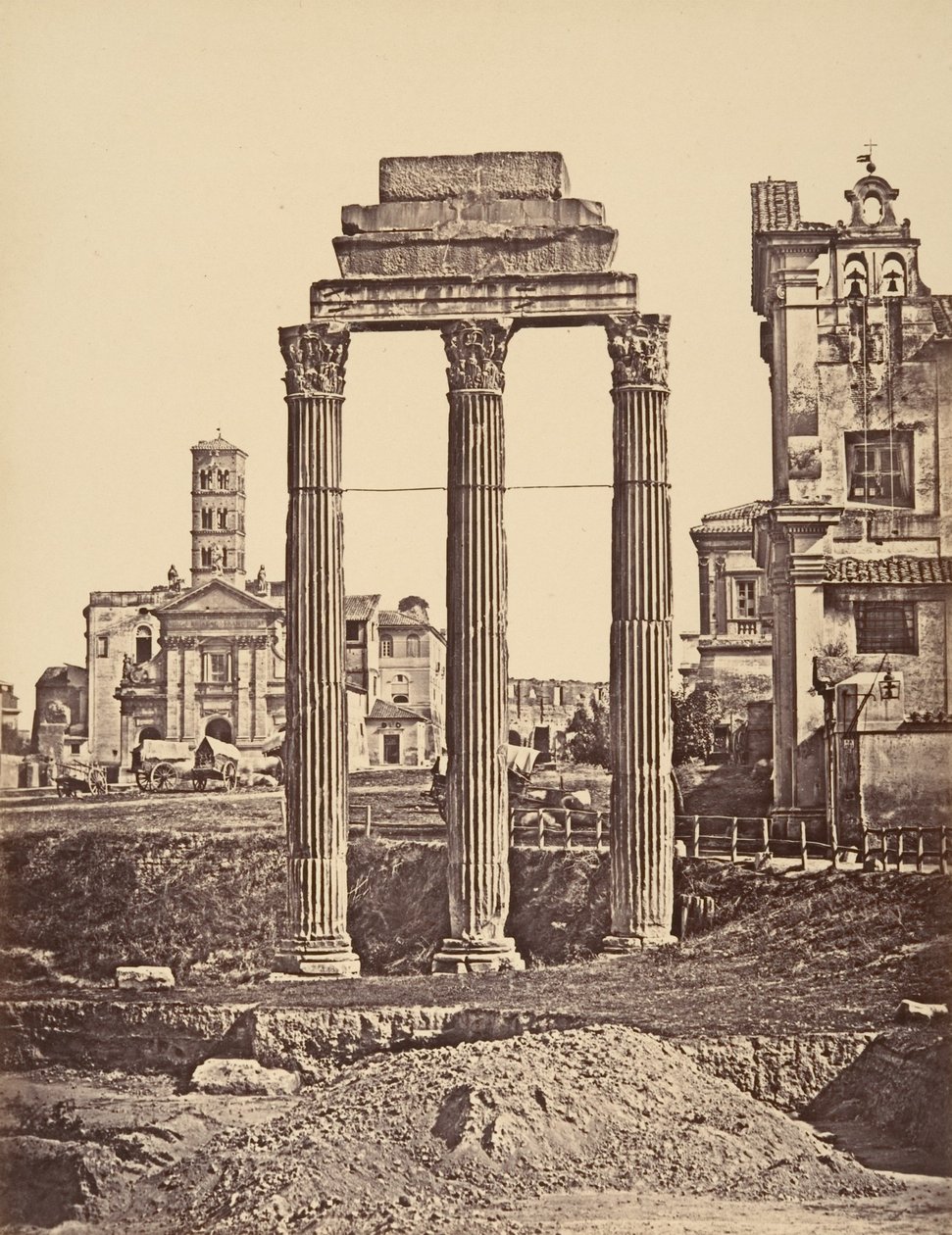 Forum Harabeleri, 1848-52. by Eugène Constant