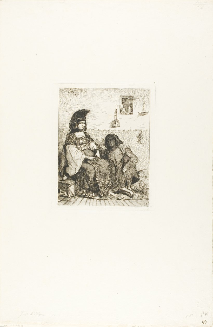 Cezayir Yahudisi by Eugène Delacroix