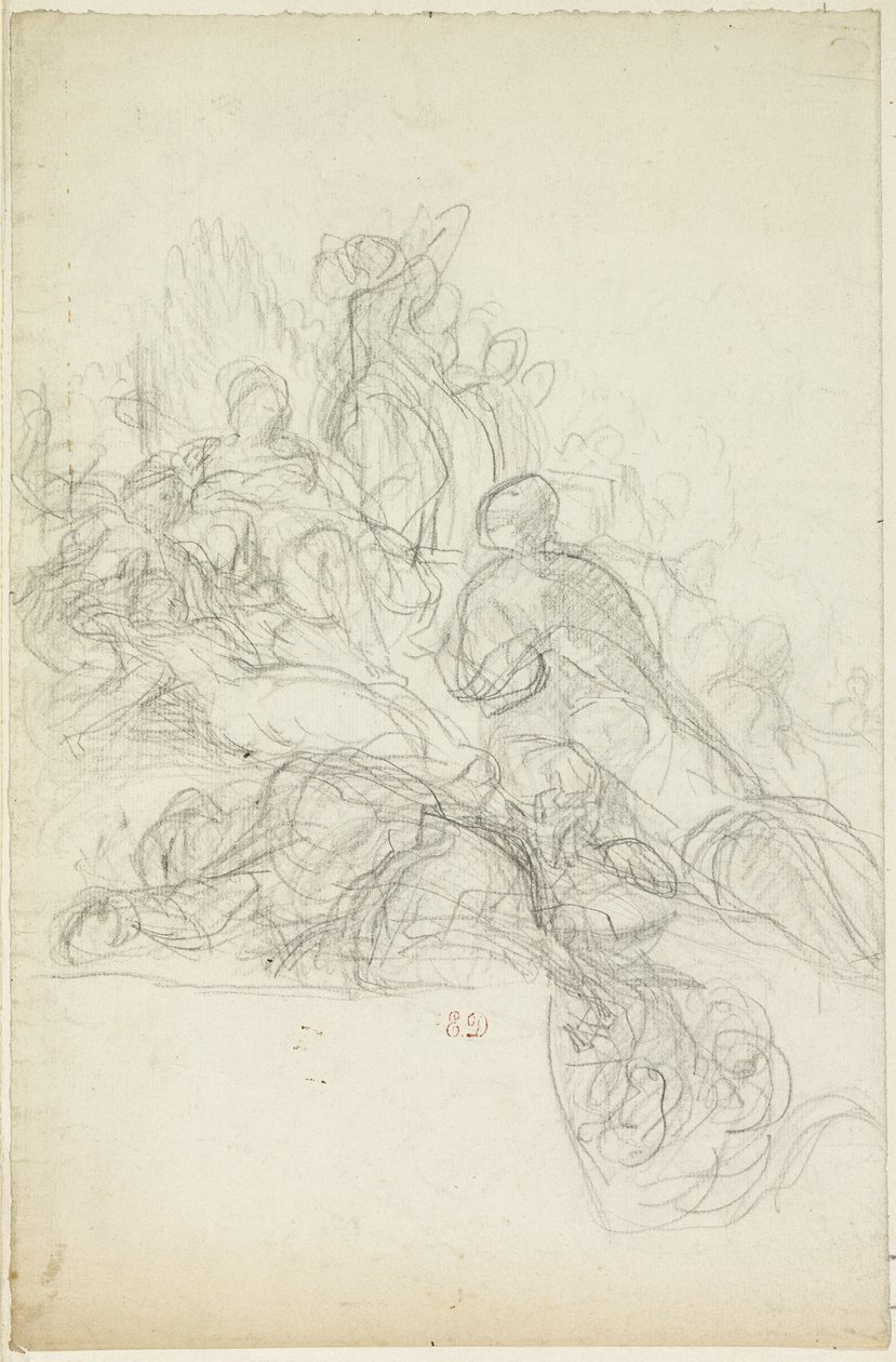 Alegorik veya Mitolojik Sahne by Eugène Delacroix
