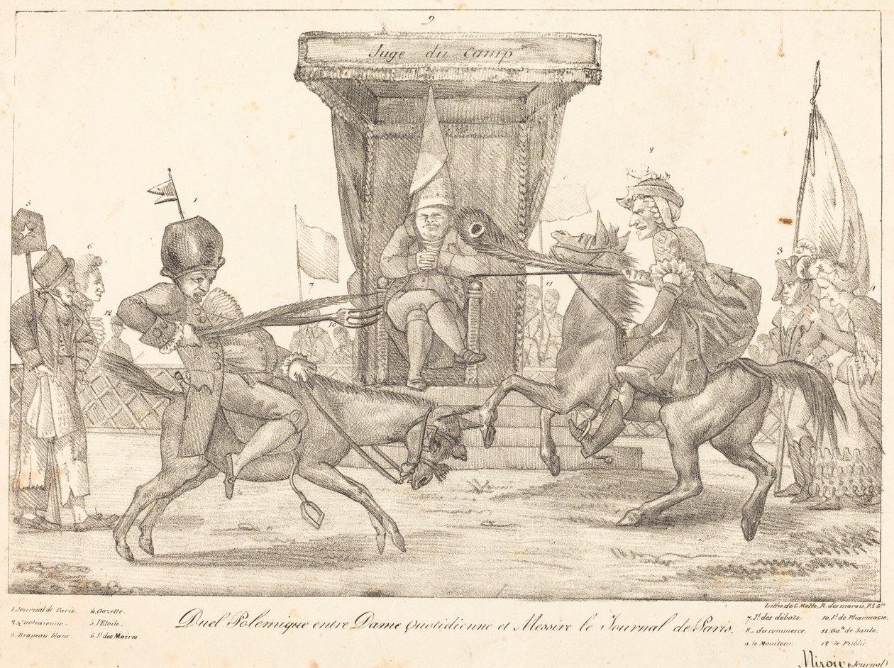 polemik düello by Eugène Delacroix