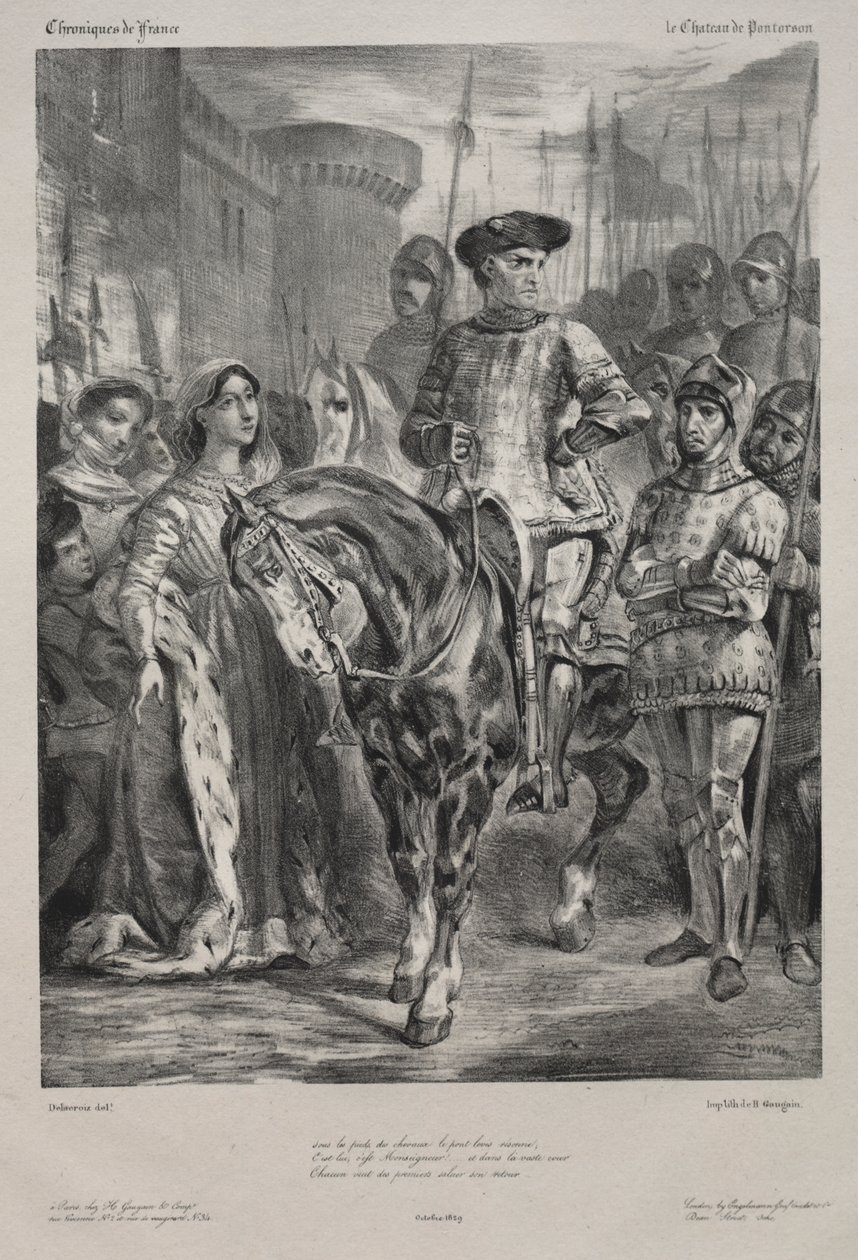 Duguesklin by Eugène Delacroix