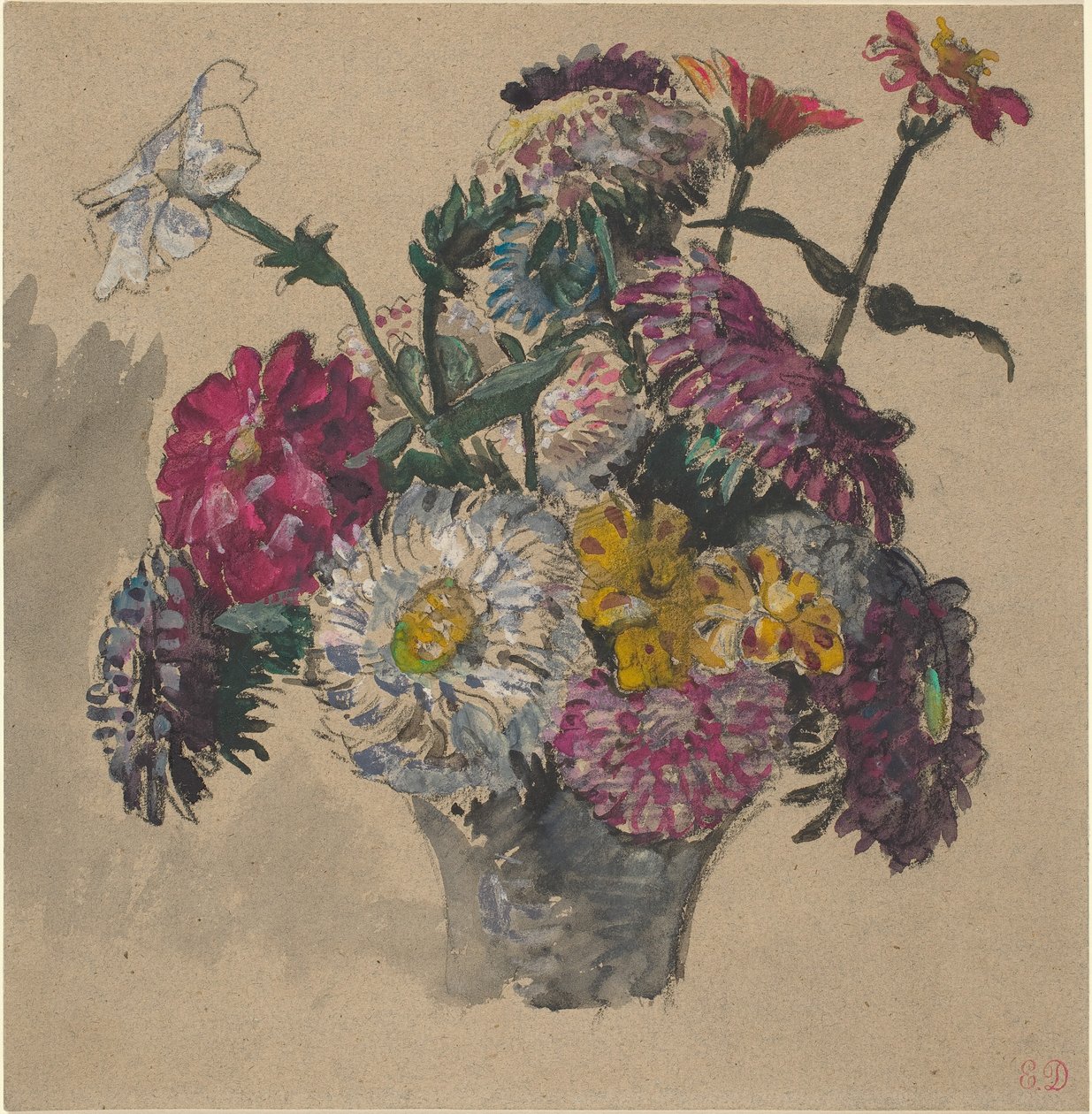 Çiçekler by Eugène Delacroix
