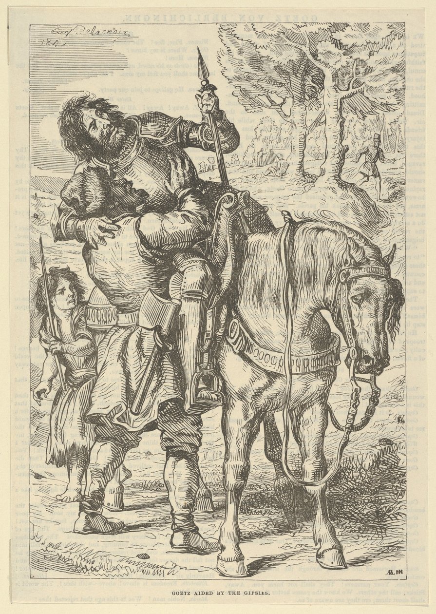 Goetz Çingeneler Tarafından Desteklendi, 1845