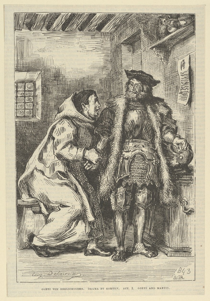 Goetz ve Friar Martin, 1845