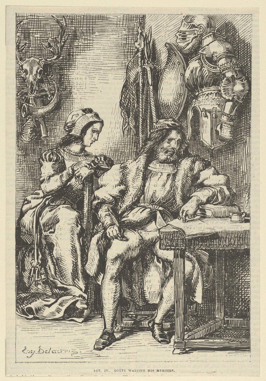 Goetz von Berlichingen Anılarını Yazıyor, 1845