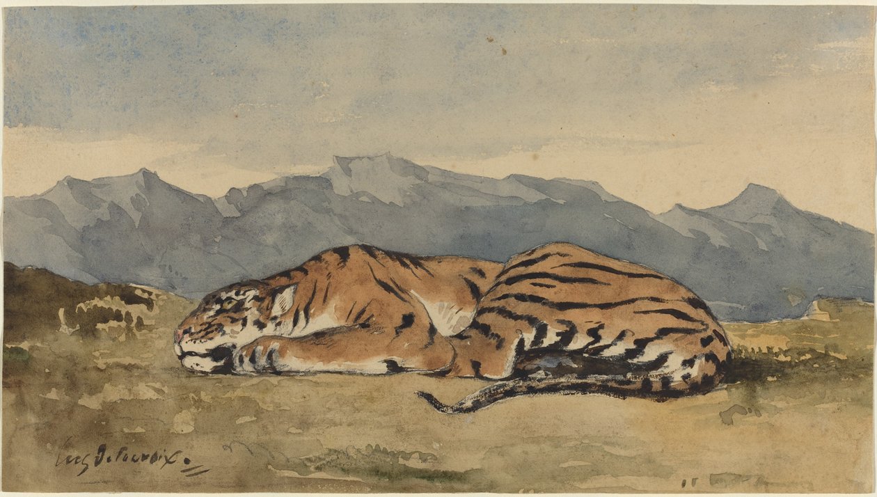 Kaplan, ç. 1830. by Eugène Delacroix