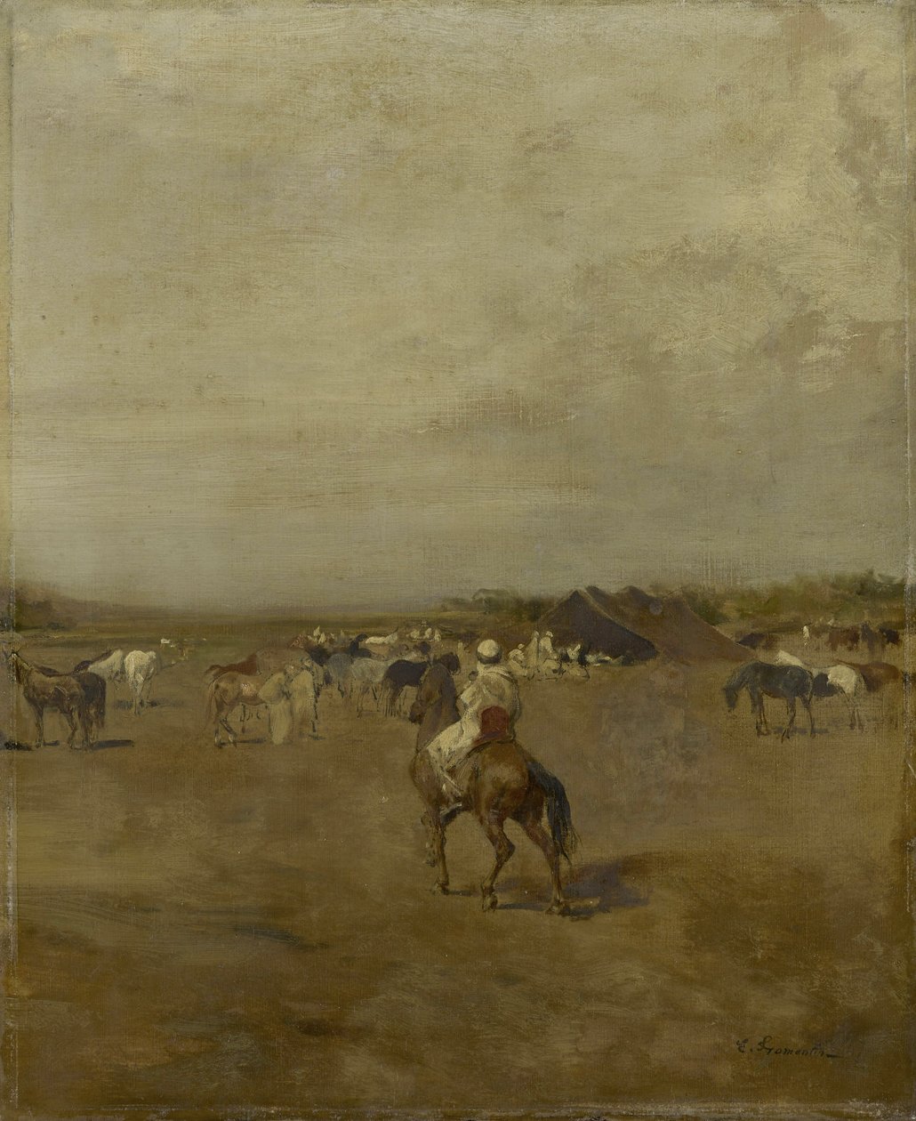 Arap Kampı, c.1847 by Eugène Fromentin
