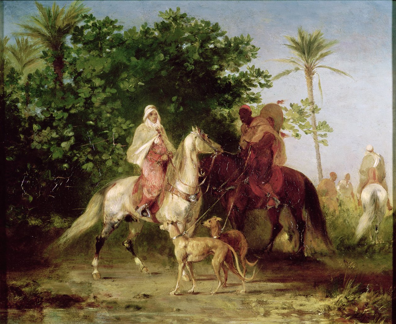 Av için yola çıkmak by Eugène Fromentin