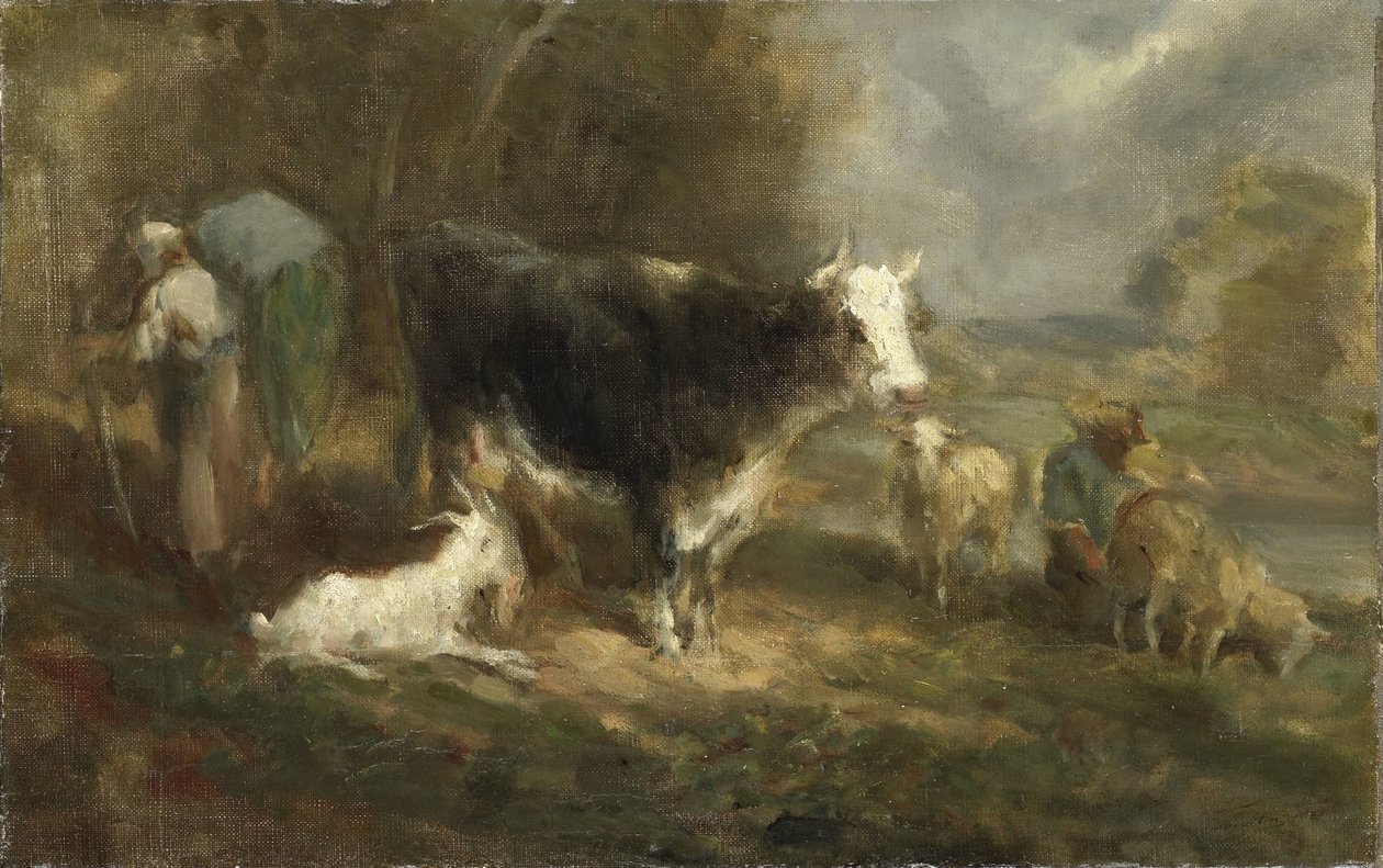 Sığır Çiftliği by Eugène Fromentin Dupeux