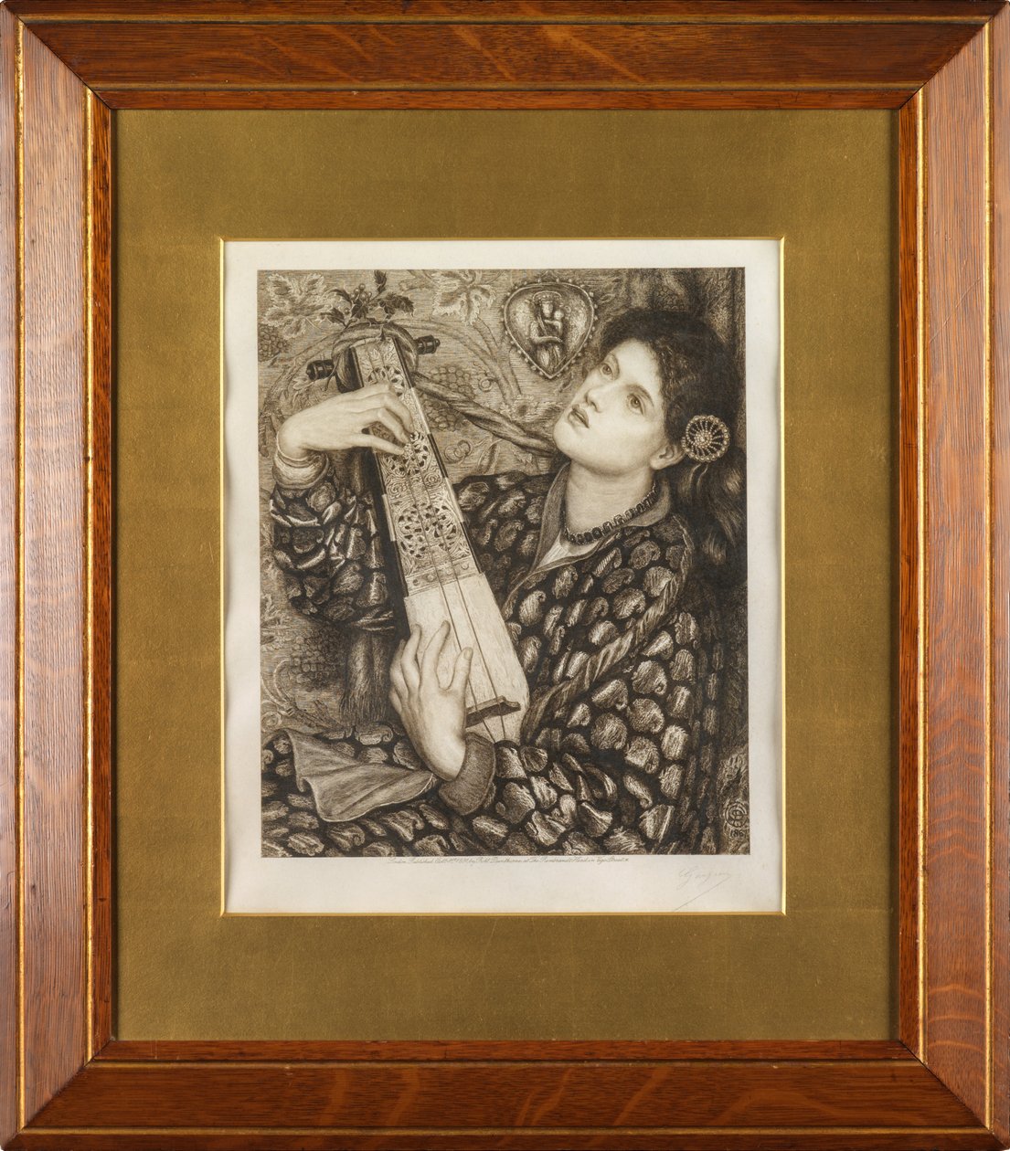Bir Noel Şarkısı (gravür) by Eugène Gaujean