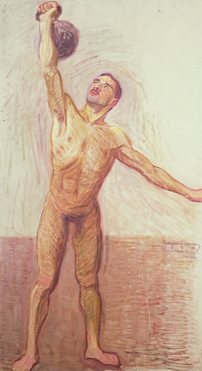 Ağır Ağırlık Kaldırıcı, 1912 by Eugène Jansson