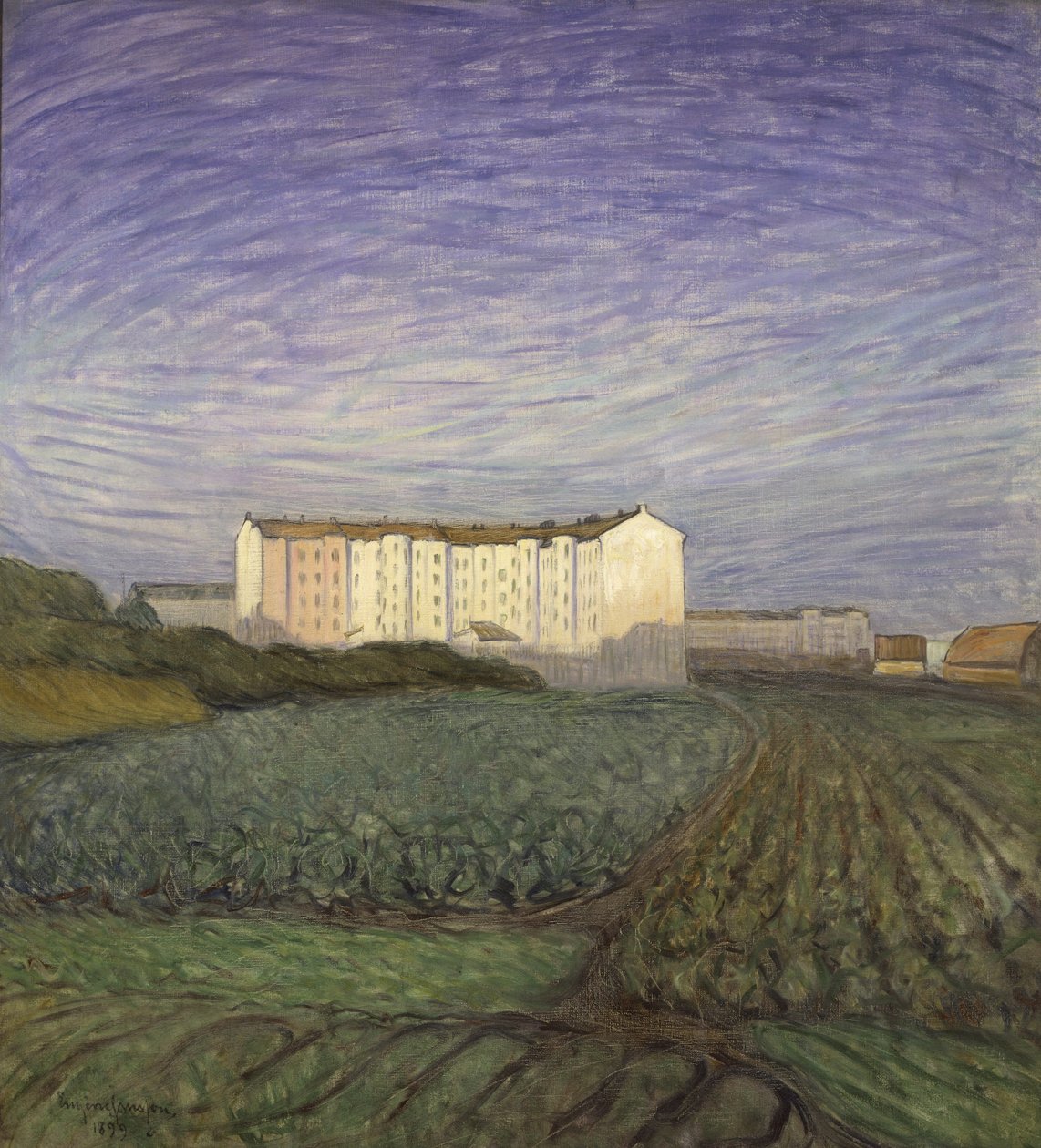 Kasabanın Kenarları, 1899 by Eugène Jansson