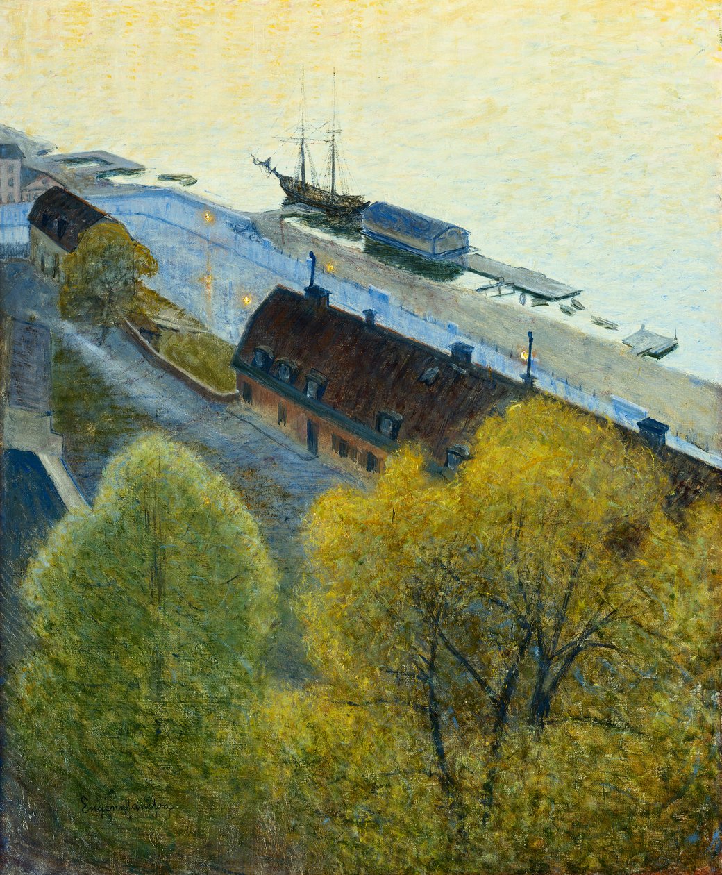 janssBahar Akşamı, by Eugène Jansson