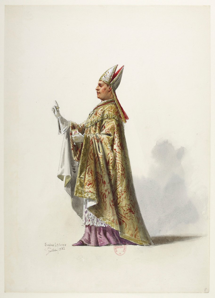 Saint-Saëns - Henry VIII - Kostüm modelleri - Lacoste - 8. Kostüm by Eugene Lacoste