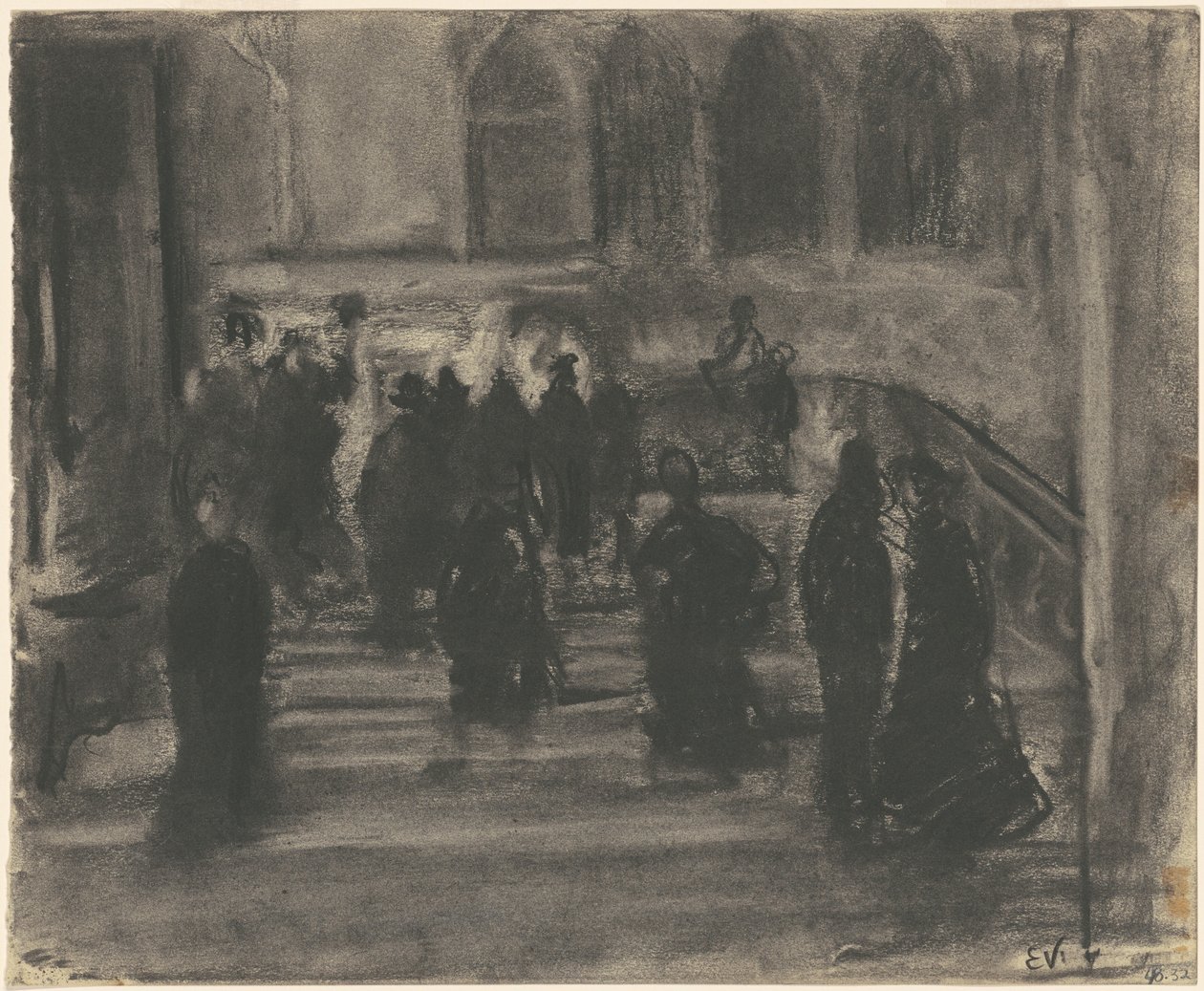 Köprü, Venedik by Eugène Vail