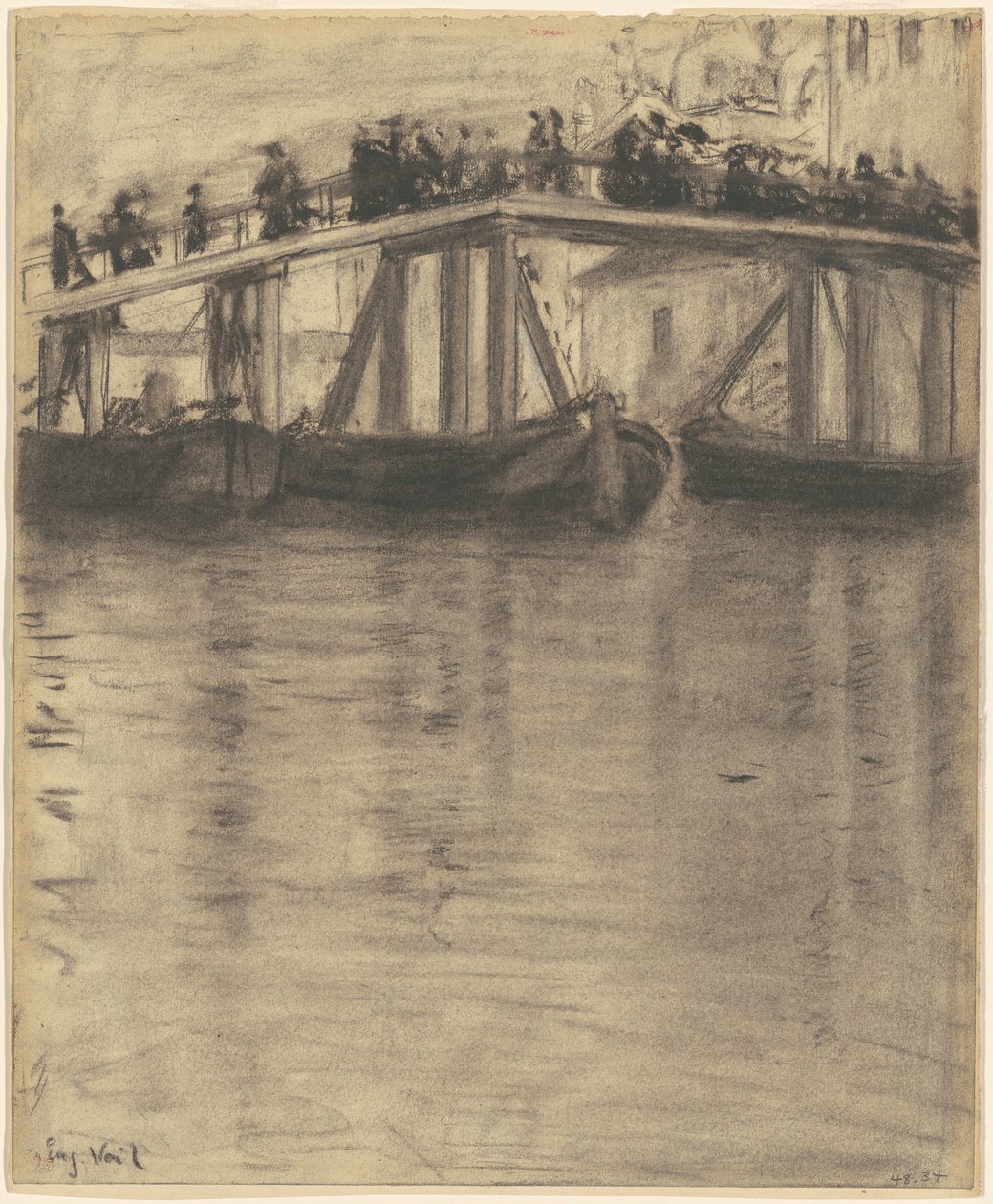 Venedik Köprüsü by Eugène Vail