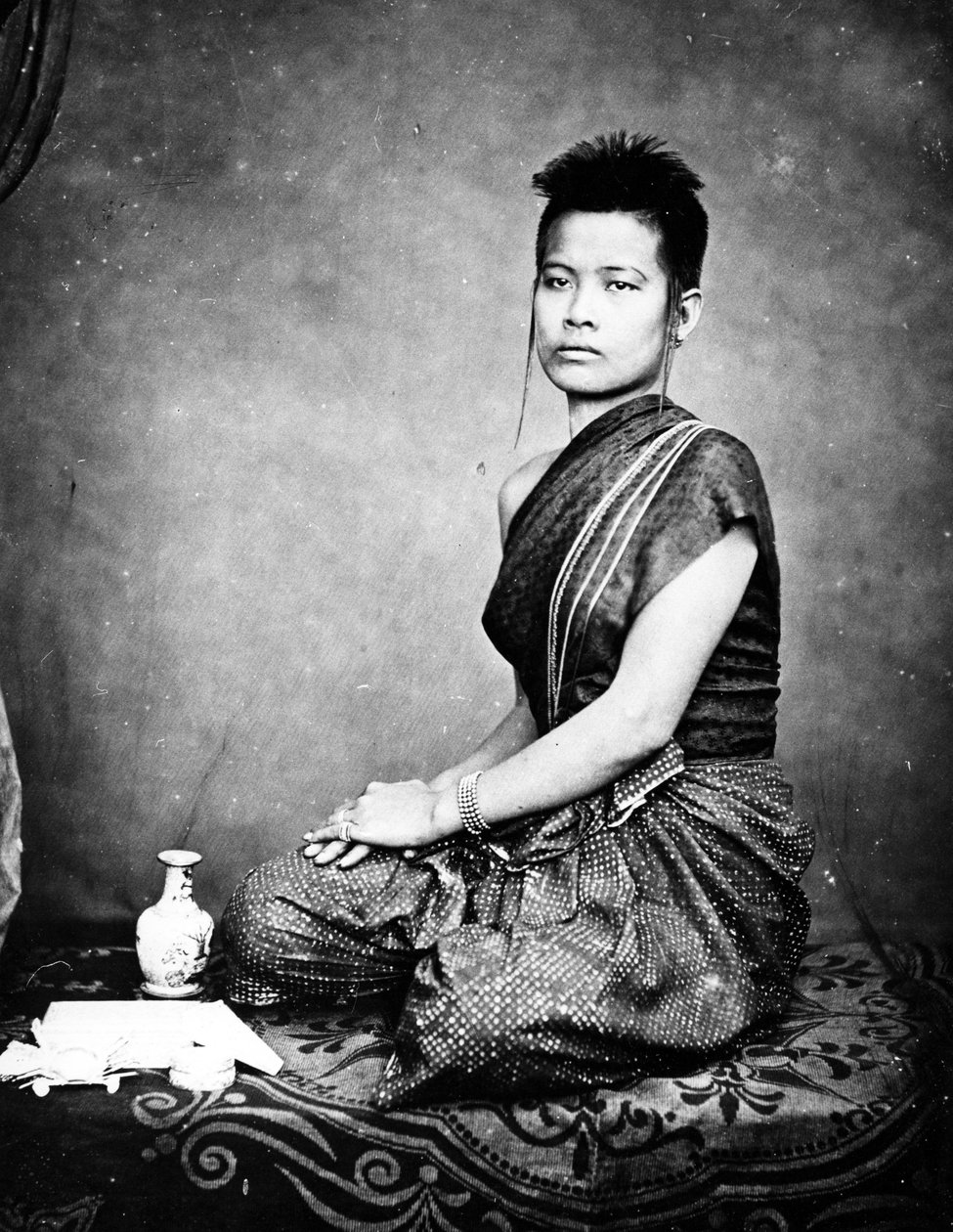 Bir Siyam Prensesi, 1860 dolayları by European Photographer