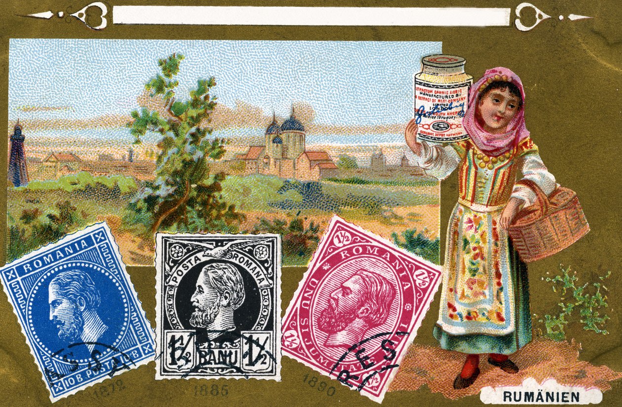 Romanya Posta Pulları, 1897 by European School