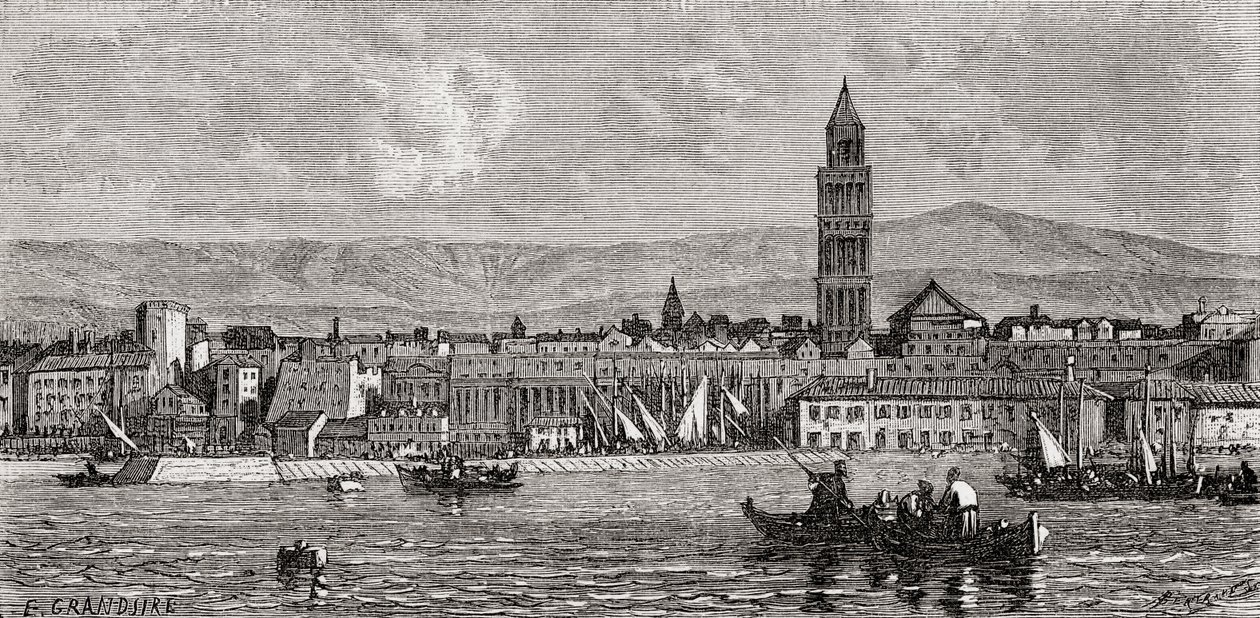 Split, Hırvatistan, 1878