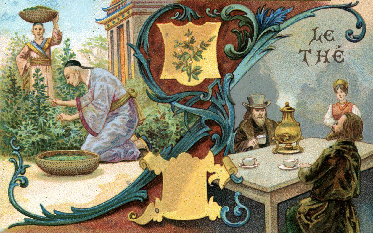 Çay, 1899 by European School
