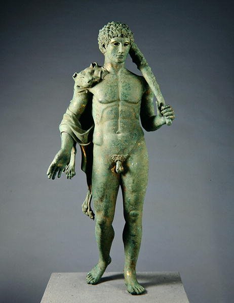 Genç Herkül (yaldızlı bronz) (ayrıca bkz. 288280-83 ve 307557-58) by European European