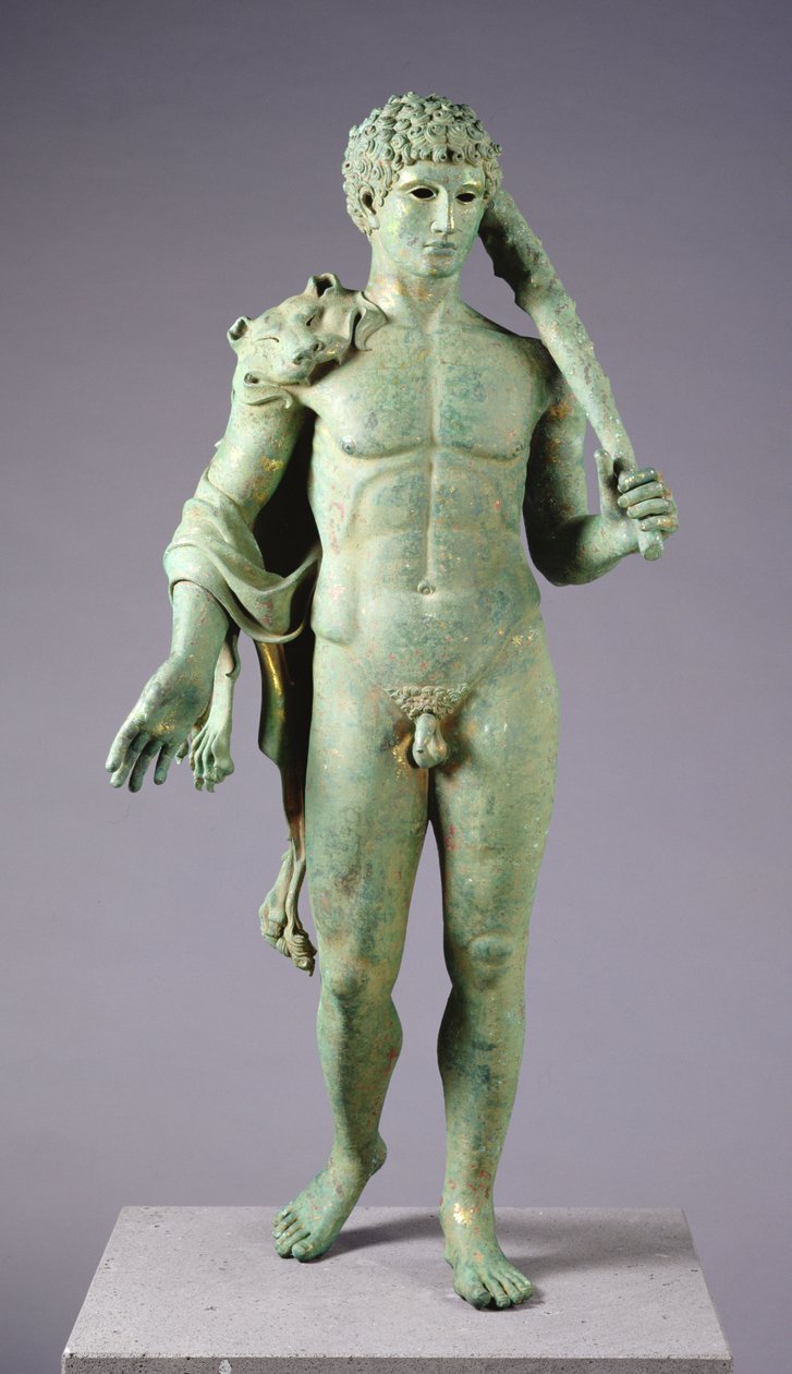 Genç Herkül (yaldızlı bronz) (ayrıca bkz. 288280-83 ve 307558-59) by European European