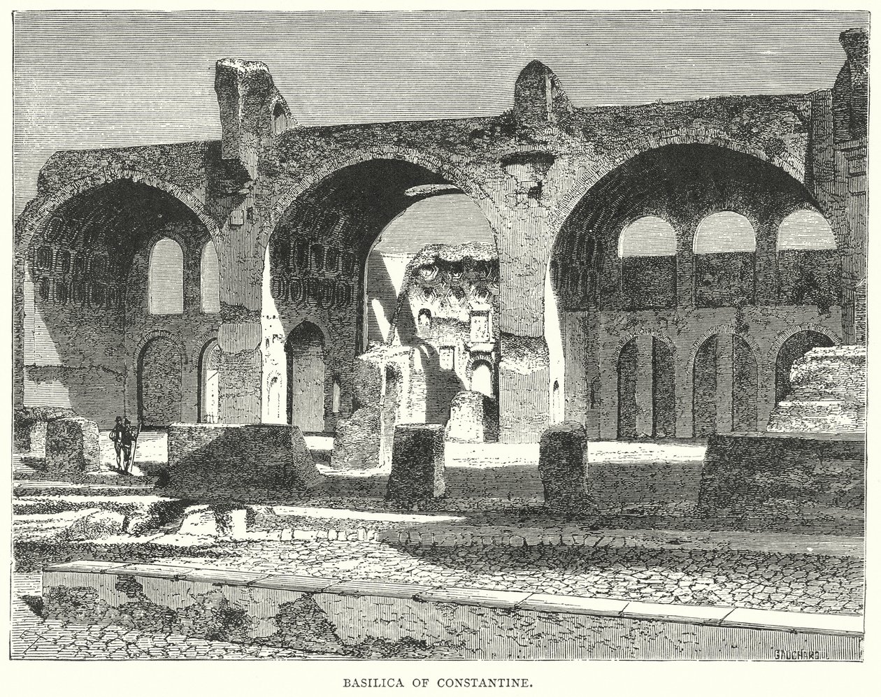 Konstantin Bazilikası (gravür) by European School