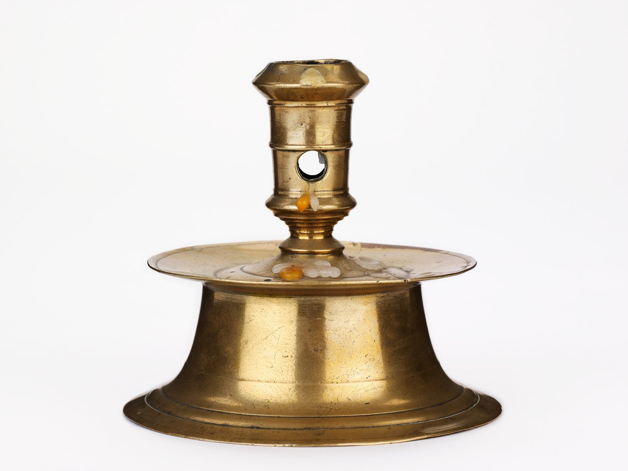 Capstan Şamdan, c.1600 (pirinç) by European School