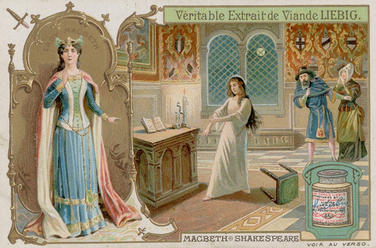 Lady Macbeth (chromolitho) by European School