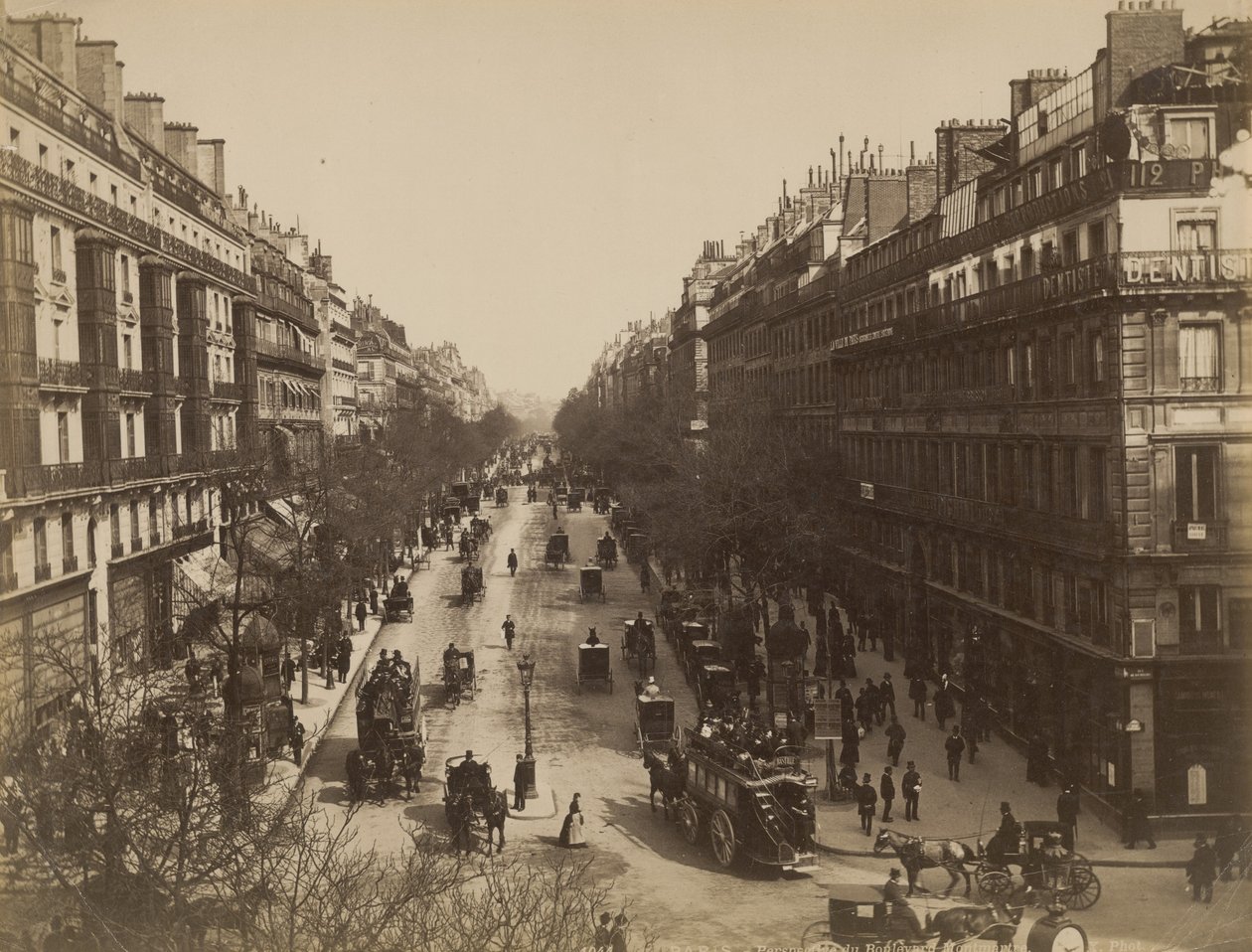Montmartre, 1870 by European School