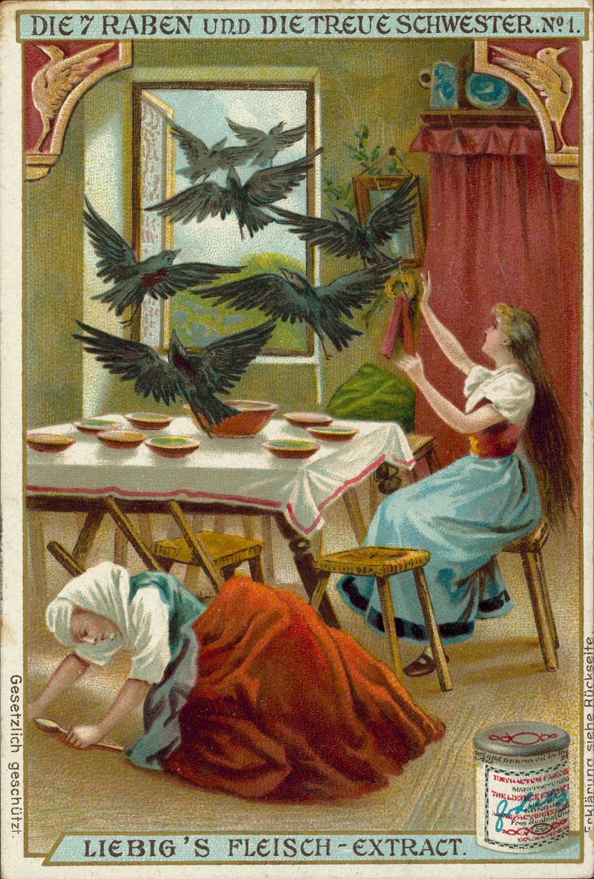 Grimm Kardeşler masalı Yedi Kuzgun