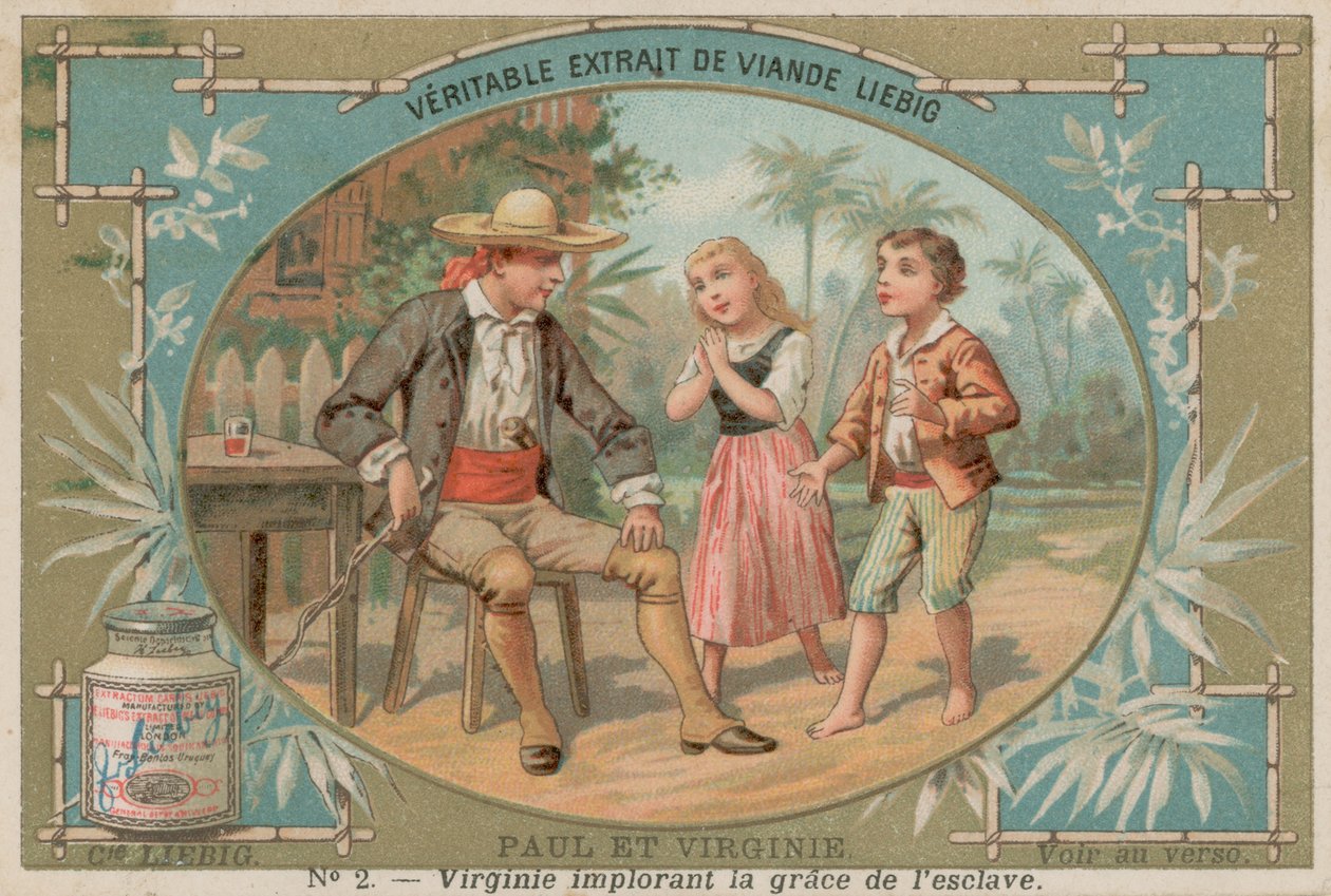 Virginie Köle İçin Yalvarıyor (kromolito) by European School