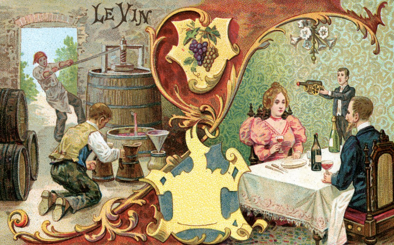Şarap, 1899 by European School