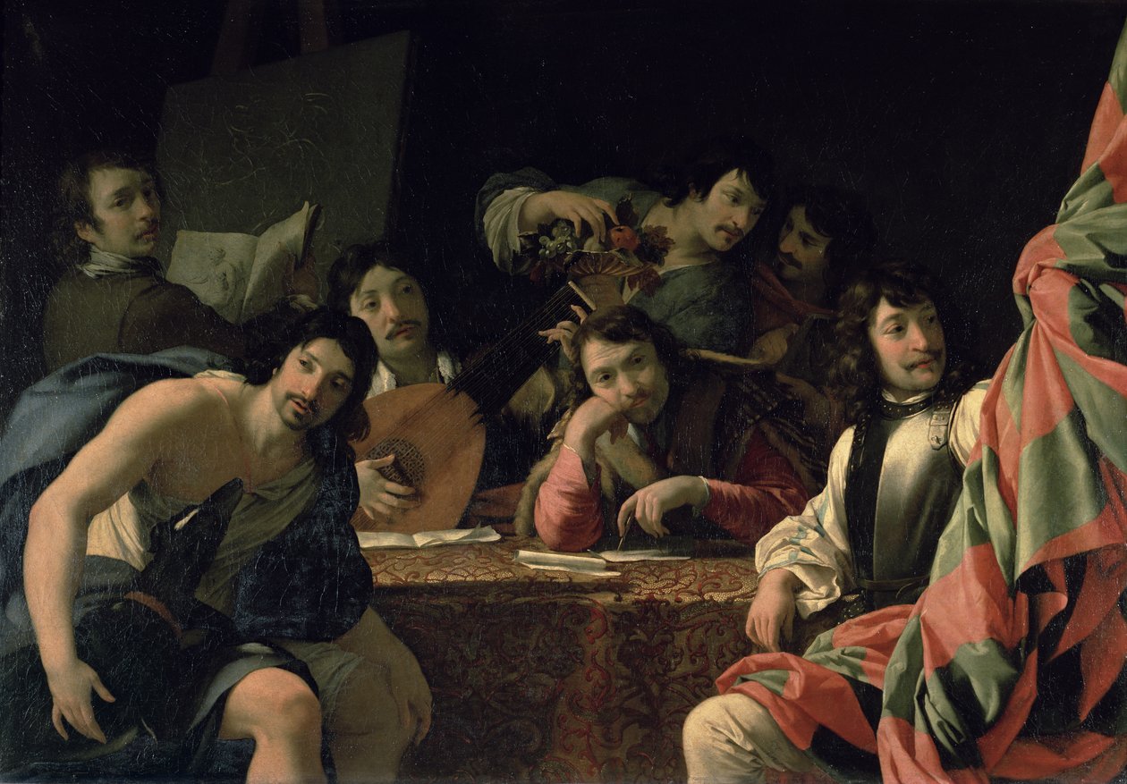 Sanatçının Buluşması by Eustache Le Sueur