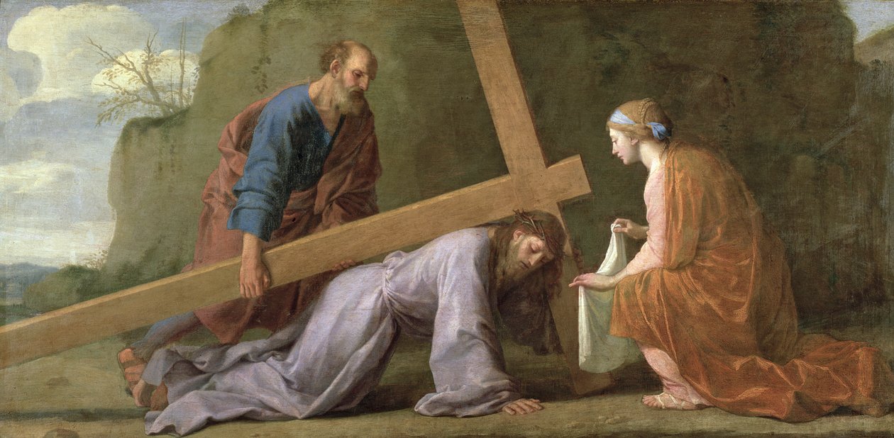 Haç Taşıyan İsa, c.1651 by Eustache Le Sueur