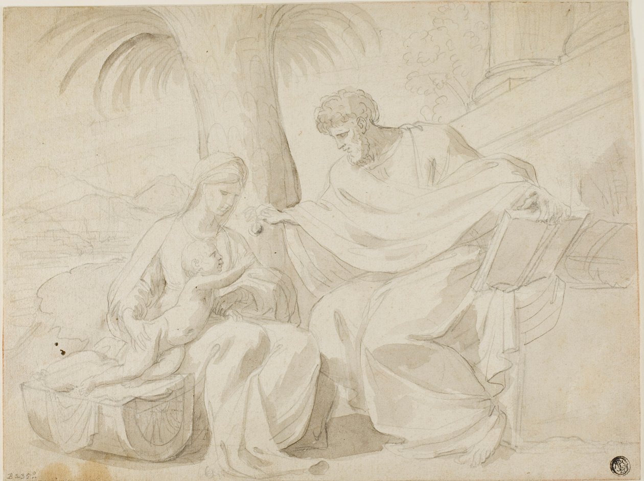 kutsal Aile by Eustache Le Sueur