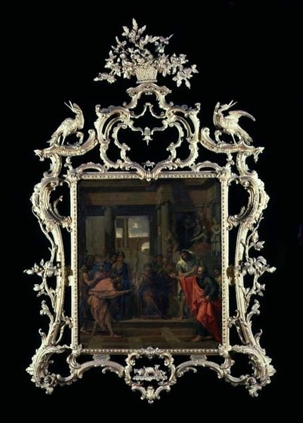 Bir İmparatorun Önünde Tartışan İki Filozof by Eustache Le Sueur