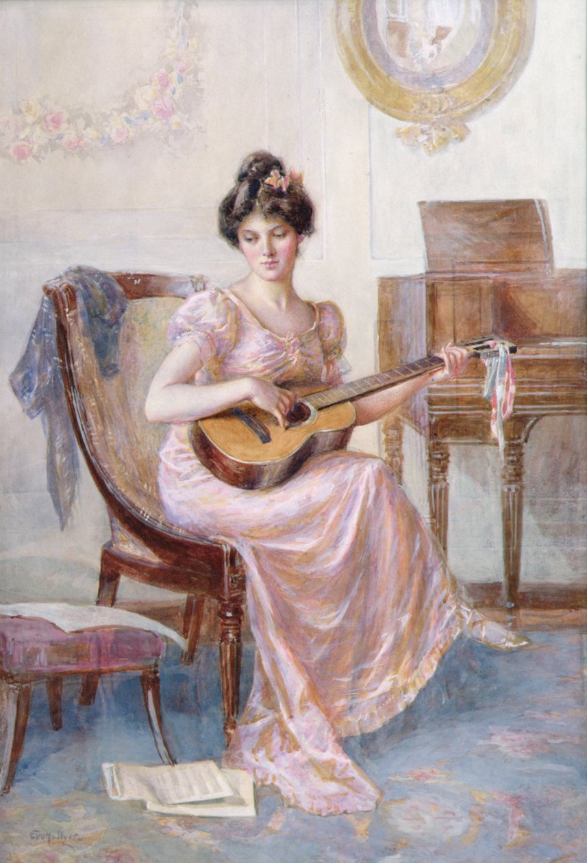 Zor Bir Geçiş (kağıt üzerine sulu boya) by Eva Hollyer