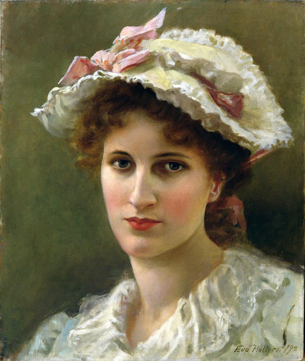 Bir İngiliz Gülü, 1892 by Eva Hollyer