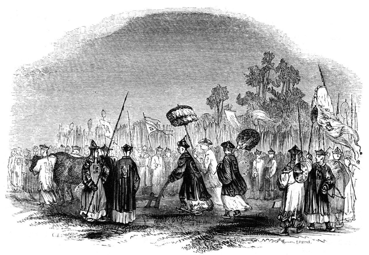Yıllık bahar şenliği, 1847 by Evans